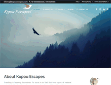 Tablet Screenshot of kopouescapes.com